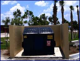 Clean Trash Enclosure In Henderson