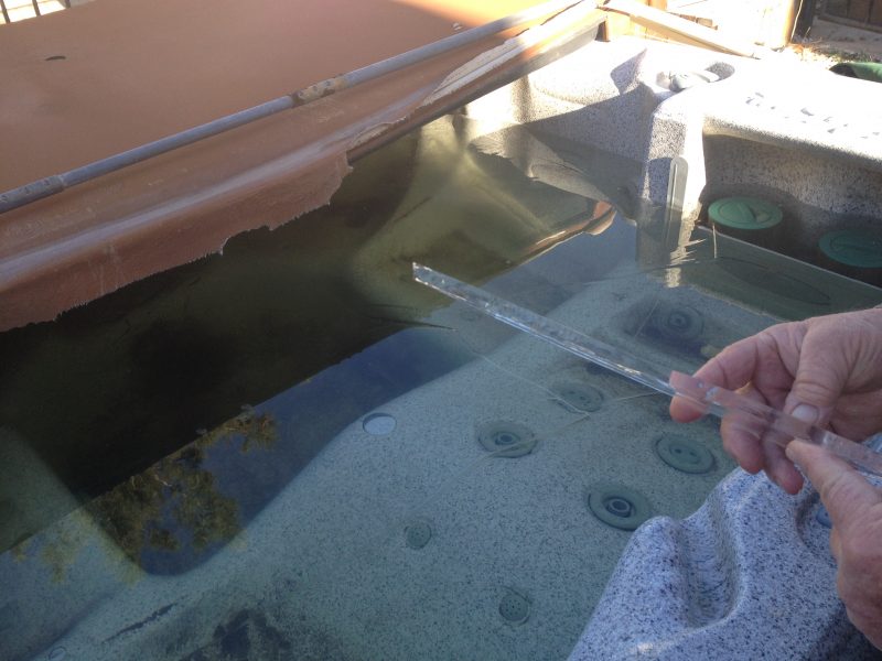 Hot Tub Removal In Las Vegas That Was Full Of Ice